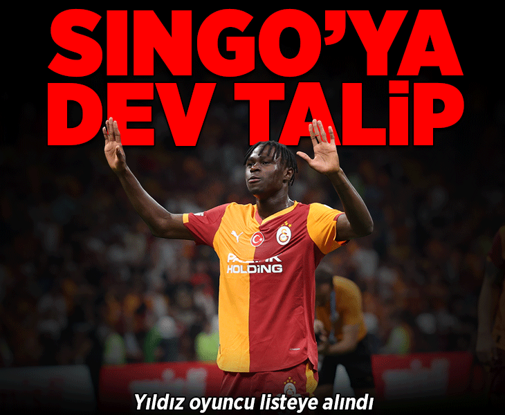 Galatasaray'da Singo'ya dev talip! Yıldız oyuncu listeye alındı