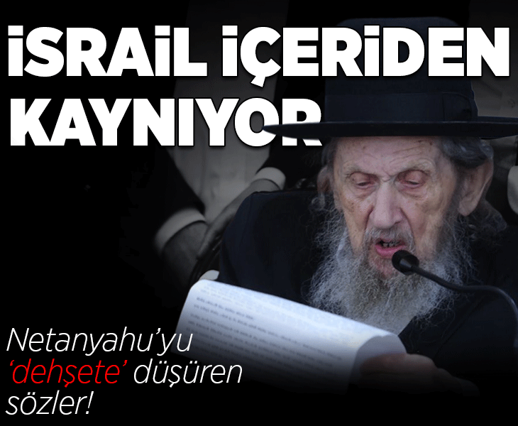 İsrailli haham orduya 'cinayet işliyor' tepkisi! Netanyahu'yu 'dehşete' düşüren sözler