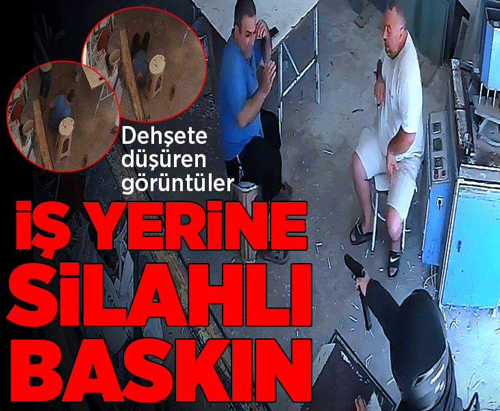 İş yerine silahlı baskın! Peş peşe kurşunların hedefi oldu; görüntüler kan dondurdu