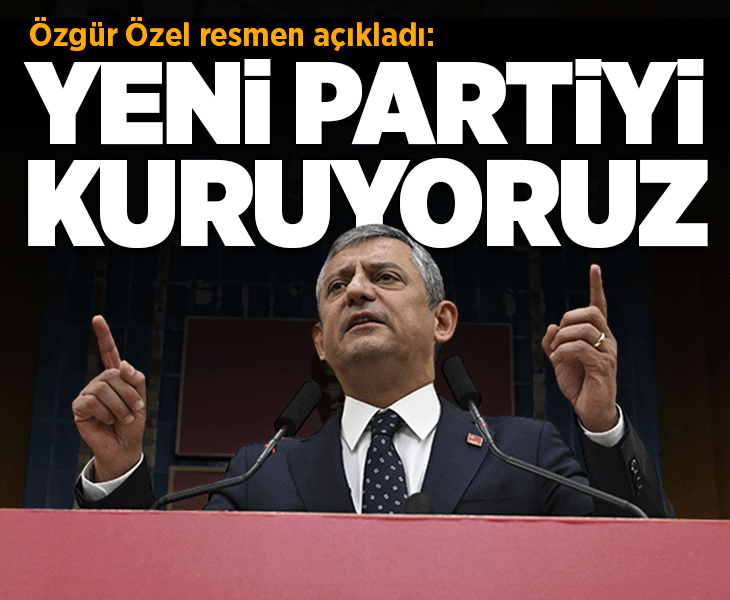Son dakika.. Özgür Özel: Vakti gelmiş bir vedanın hüznüyle kürsüye çıktım