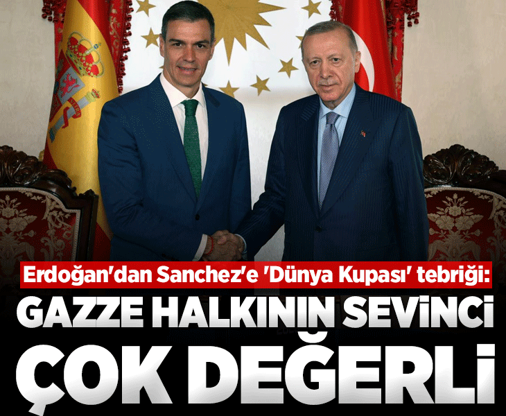 Cumhurbaşkanı Erdoğan, İspanya Başbakanı Pedro Sanchez ile görüştü