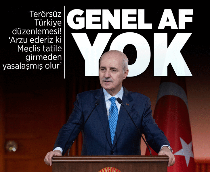 TBMM Başkanı Kurtulmuş: Yeni süreç başladı, geçici ve müstakil bir yasa olacak