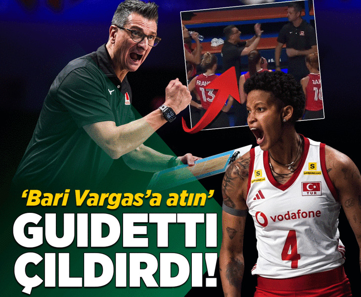 Guidetti çılgına döndü: Bari Vargas'a topu atın!