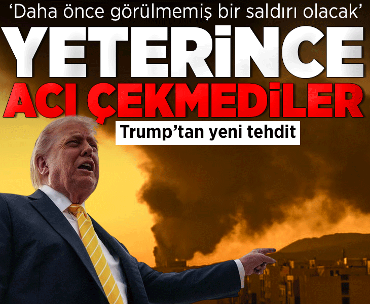 ABD-İran arasındaki gerilim düşmüyor! Trump'tan İran'a 'Daha önce görülmemiş saldırı' sinyali