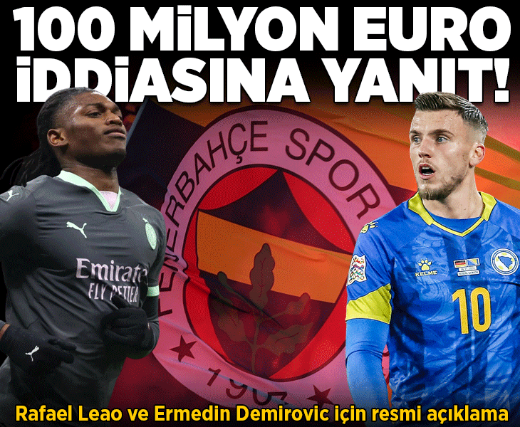 Fenerbahçe'den Rafael Leao ve Ermedin Demirovic açıklaması! Transfer iddialarına yanıt