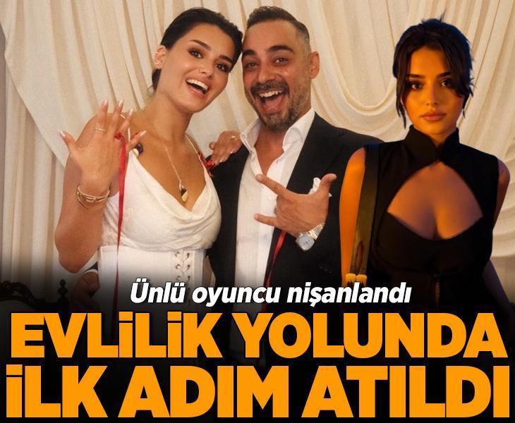 Evlilik yolunda ilk adım! Olgun Toker ve Yağmur Karakılınç nişanlandı