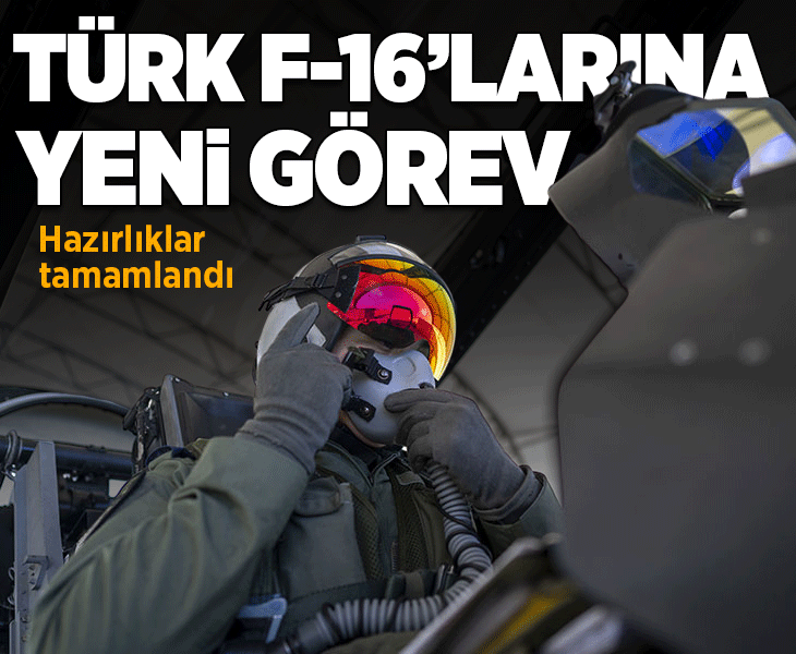 Türk F-16'ları Baltık semalarında görevde! 7/24 alarm nöbeti başladı