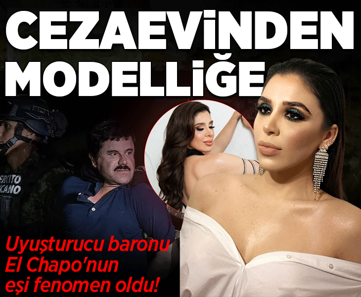 Uyuşturucu baronu El Chapo'nun eşi fenomen oldu! Cezaevinden modelliğe