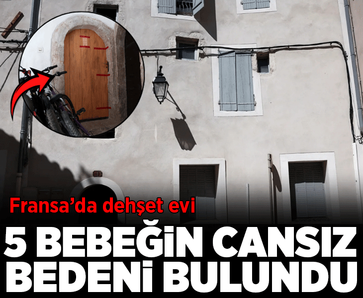 Karton kutuda 5 bebeğin cansız bedeni bulundu! Fransa'da dehşet evi
