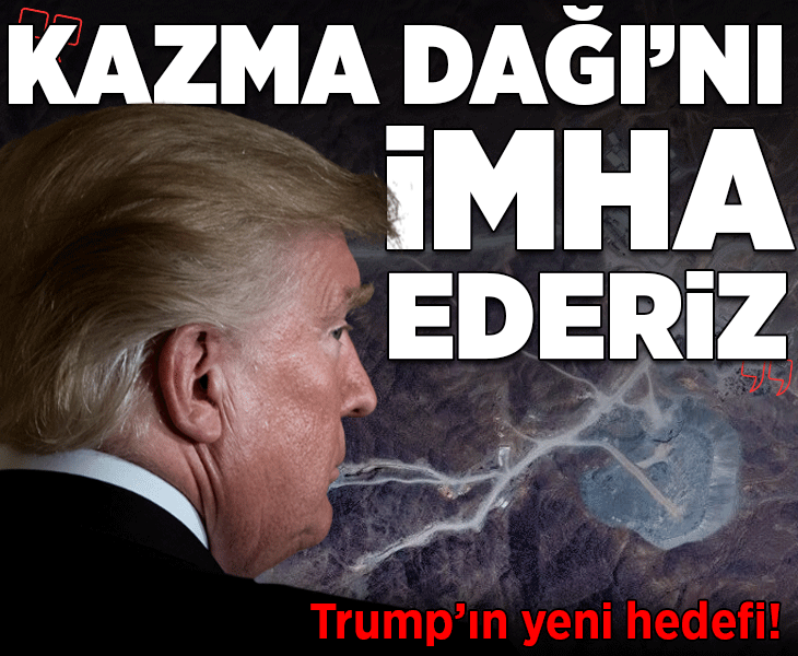 ABD Başkanı Trump'tan İran'a yeni tehdit! 'Kazma Dağı'nı imha ederiz'