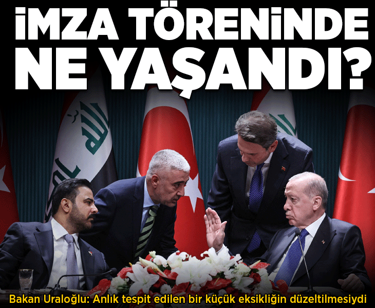 Irak ile imza töreninde neler yaşandı? Bakan Uraloğlu yanıtladı