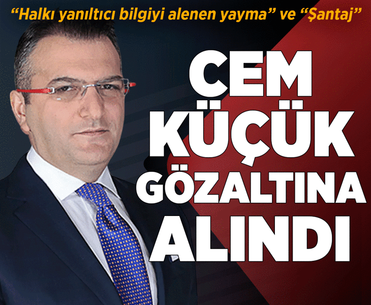 Son dakika... Gazeteci Cem Küçük gözaltına alındı