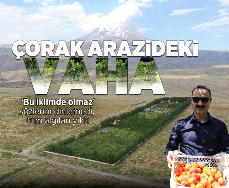 'Bu iklimde olmaz' sözlerini dinlemedi, tüm algıları yıktı! Çorak araziyi cennete çevirdi