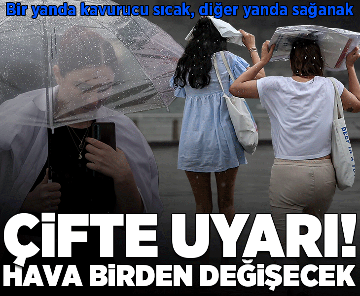 Meteoroloji'den sağanak ve fırtına uyarısı! Hava birden değişecek