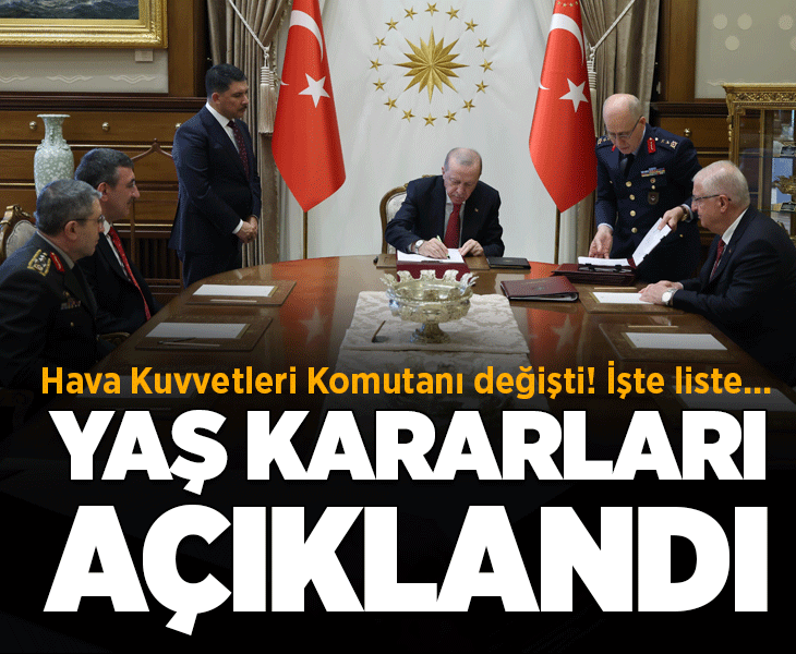 Son dakika... YAŞ kararları açıklandı! 25 general ve amiral terfi etti, Hava Kuvvetleri Komutanı değişti