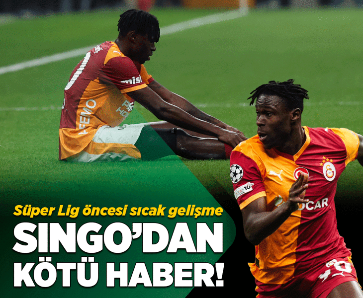 Galatasaray'a Singo'dan kötü haber!