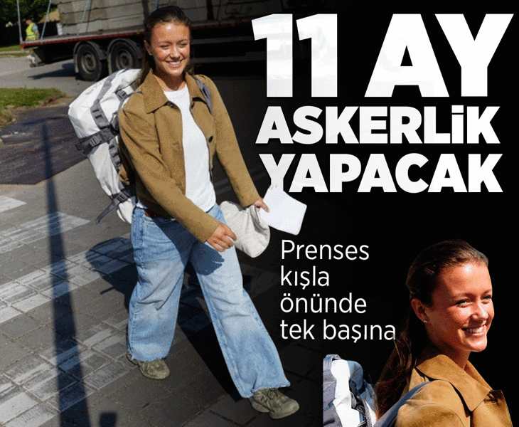 Danimarka prensesi askerlik görevine başladı! 11 ay maaş yok, harcırah yok
