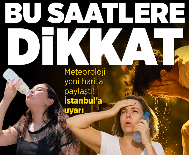 SON DAKİKA | Meteoroloji yeni harita paylaştı! İstanbul'a uyarı: Bu saatlere dikkat