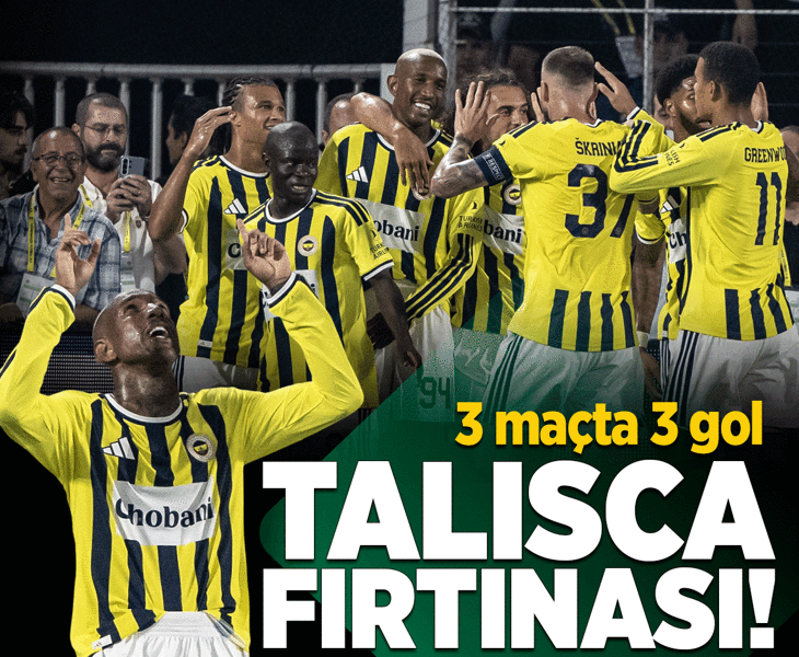 Fenerbahçe'de Anderson Talisca fırtınası! 3 maçta 3 gol