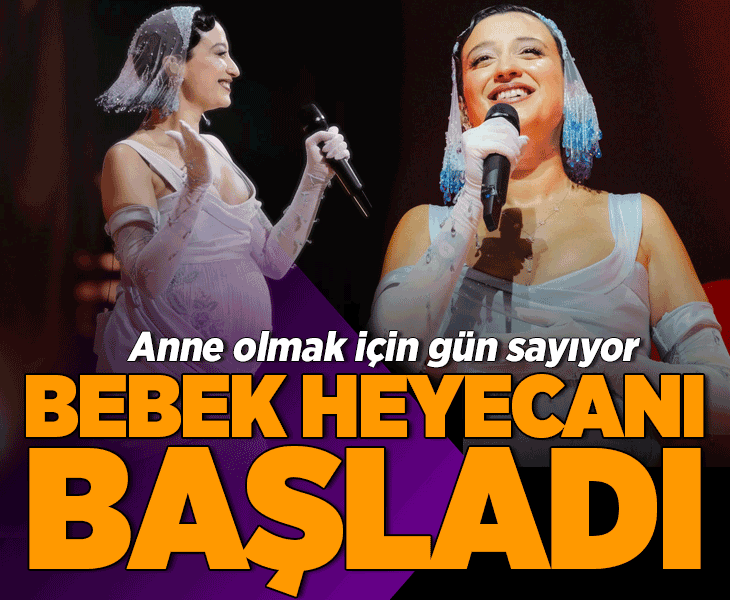 Melike Şahin bebeği için gün sayıyor! Son konser tarihini açıkladı