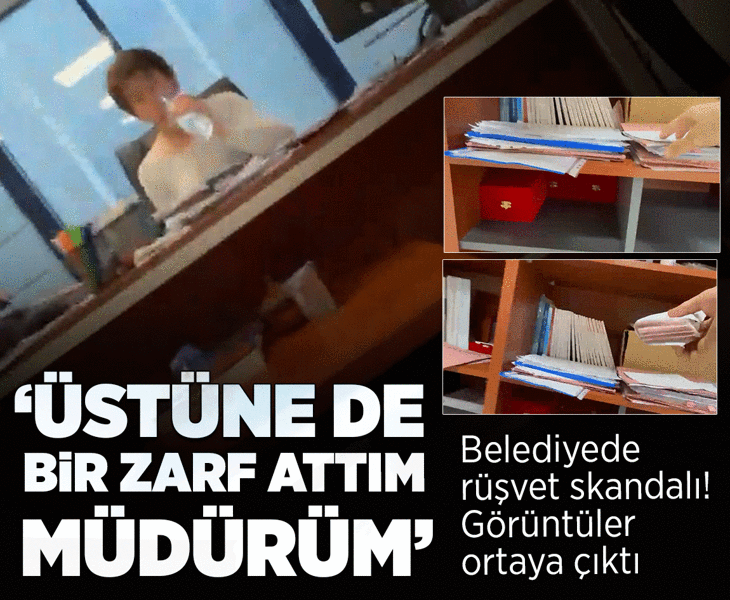 İzmit Belediyesi yolsuzluk soruşturması: 'Rüşvet' görüntüleri dosyada: Üstüne de bir zarf attım müdürüm