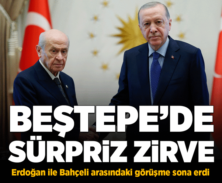 Son dakika... Erdoğan ve Bahçeli görüşmesi başladı