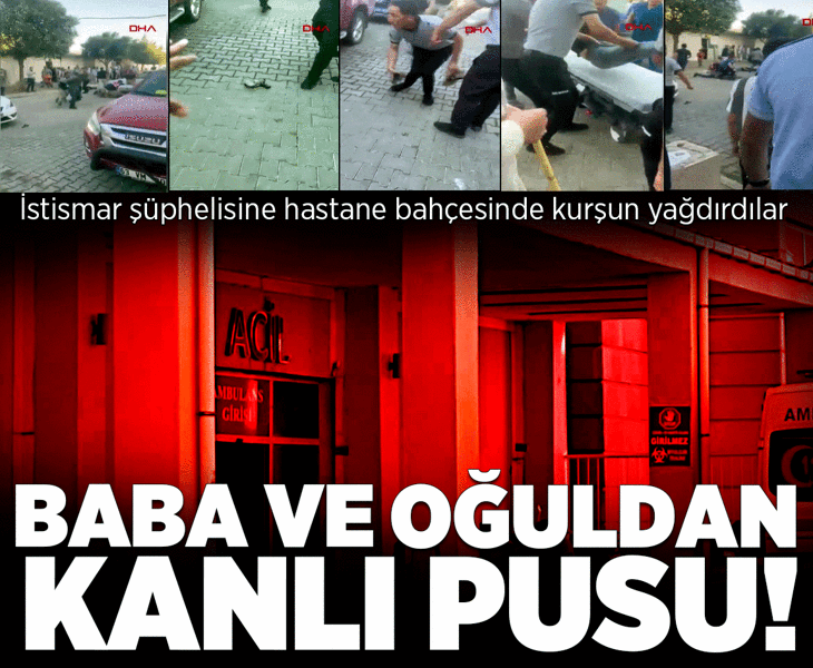 İstirmar şüphelisine hastane bahçesinde kanlı pusu!