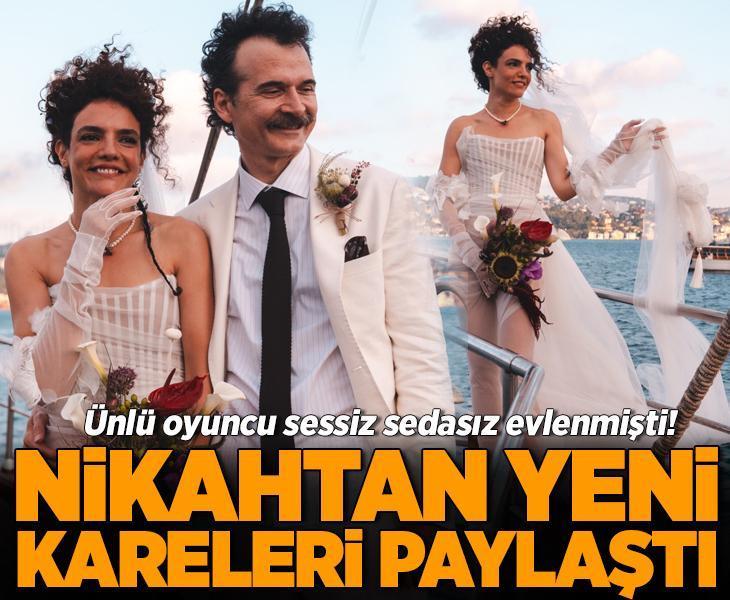 Sessiz sedasız evlenmişti! Gelinliğiyle dikkat çeken Hare Sürel nikahtan yeni kareleri paylaştı