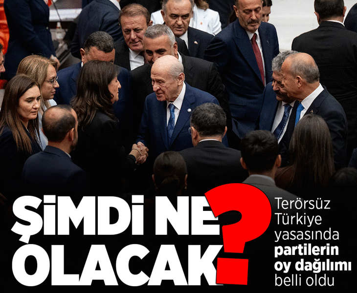 Terörsüz Türkiye yasası TBMM'den geçti! Şimdi ne olacak? İşte Genel Kurul'daki oylama tablosu