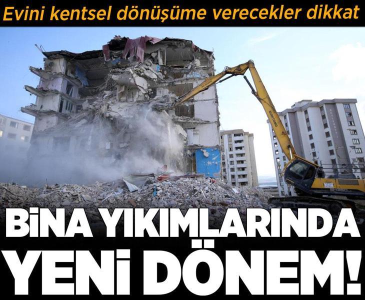 Evini kentsel dönüşüme verecekler dikkat: Resmi Gazete yayımlandı! Bina yıkımlarında yeni dönem