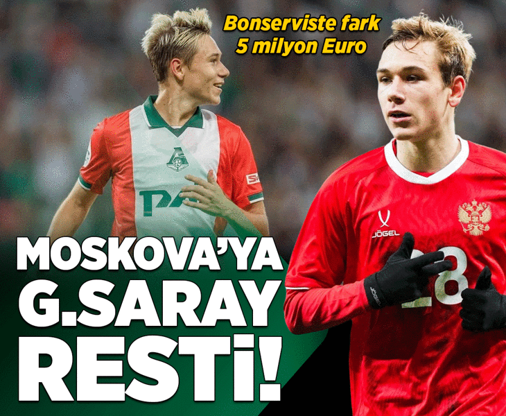Aleksey Batrakov'dan Lokomotiv Moskova'ya Galatasaray resti! Bonserviste fark 5 milyon Euro