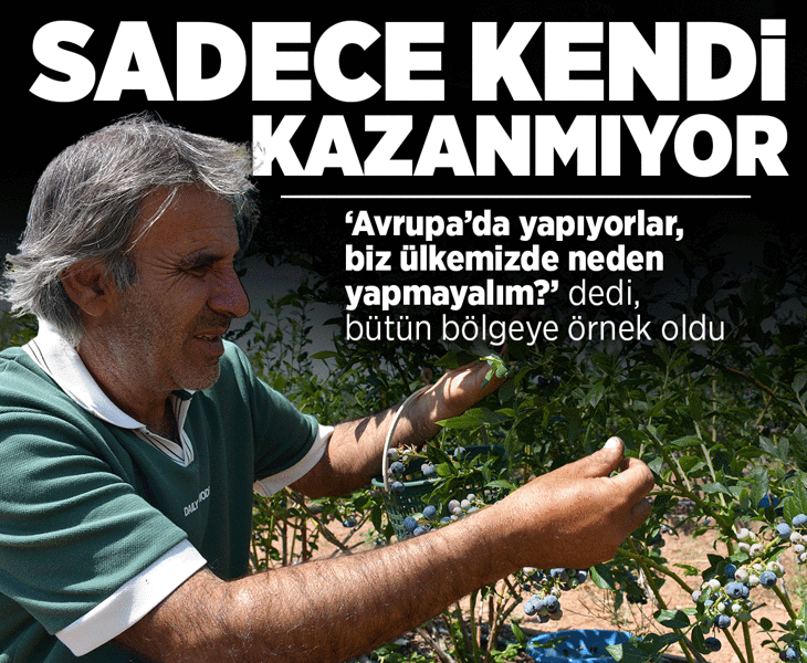 Devlet desteğiyle başladığı üretimde hedef 20 ton! 