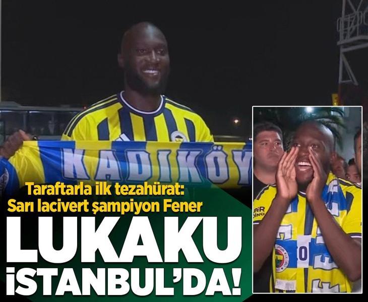 Fenerbahçe'nin yeni santrforu Lukaku İstanbul'da