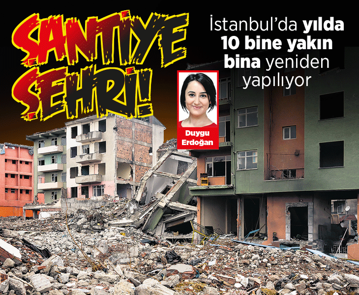 Şantiye şehri! İstanbul’da yılda 10 bine yakın bina yıkılıp yeniden yapılıyor