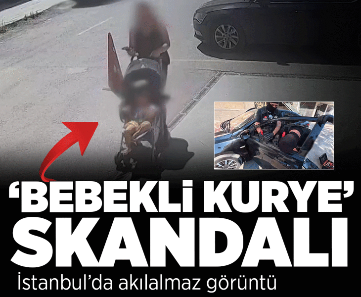 İstanbul'da operasyon: 'Bebekli kurye' yakalandı