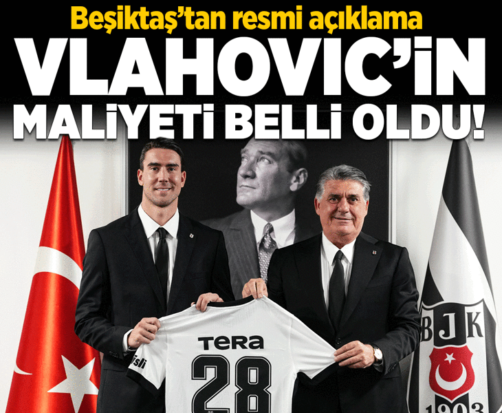 Beşiktaş açıkladı! Dusan Vlahovic'in maliyeti belli oldu