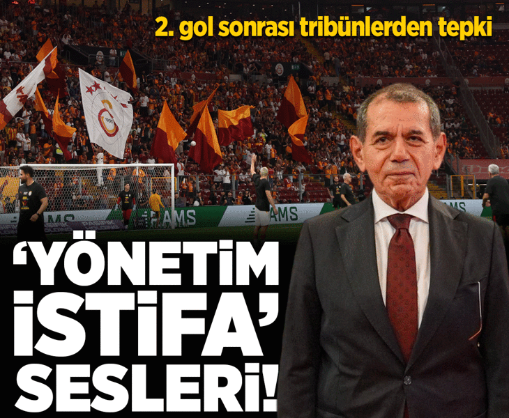Galatasaray taraftarından istifa sesleri! Goller sonrası tepki