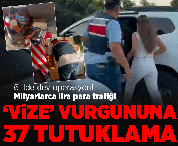 Bot yazılımlarla vize randevularını kapatıp 2 milyar 841 milyon TL vurgun yaptılar; 37 şüpheli tutuklandı