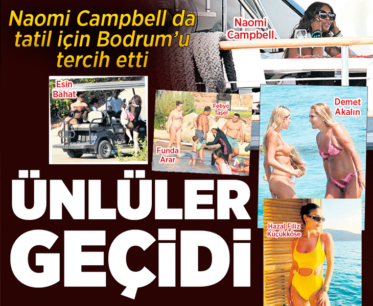 Bodrum’da ünlüler geçidi