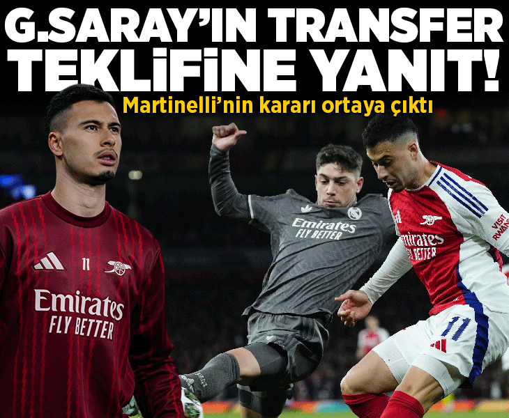 Gabriel Martinelli'den Galatasaray'ın teklifine yanıt! Transfer kararı ortaya çıktı