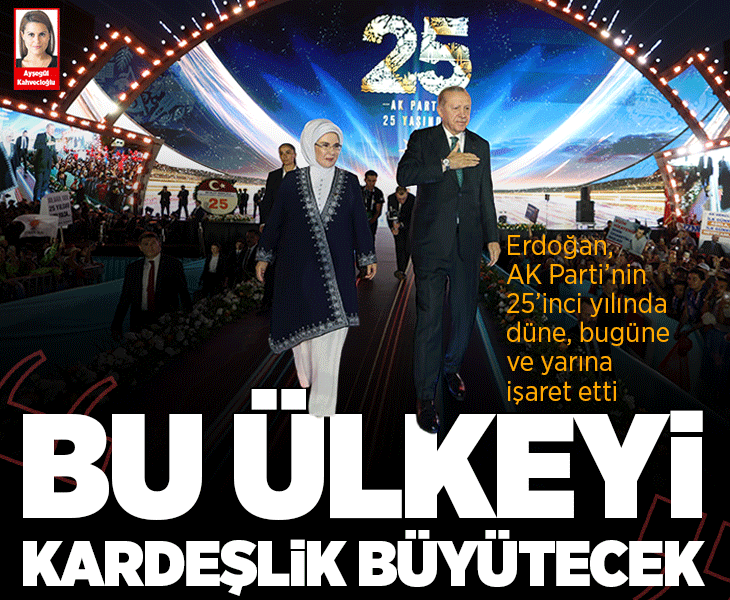 Erdoğan: Türkiye şimdi şaha kalkıyor
