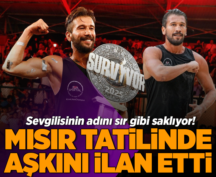 Adını sır gibi saklıyor! Survivor şampiyonu Adem Kılıççı ve sevgilisinden ilk kare