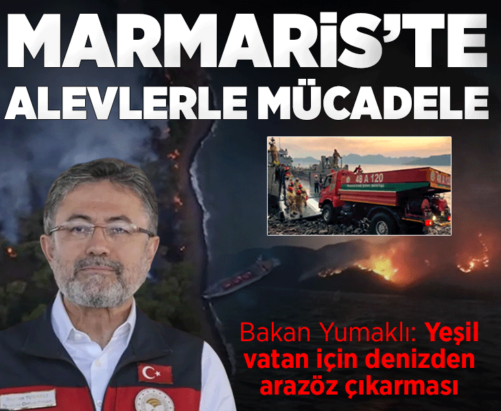 Manisa ve Marmaris'te orman yangını! Ekipler seferber oldu: Havadan ve karadan müdahale ediliyor
