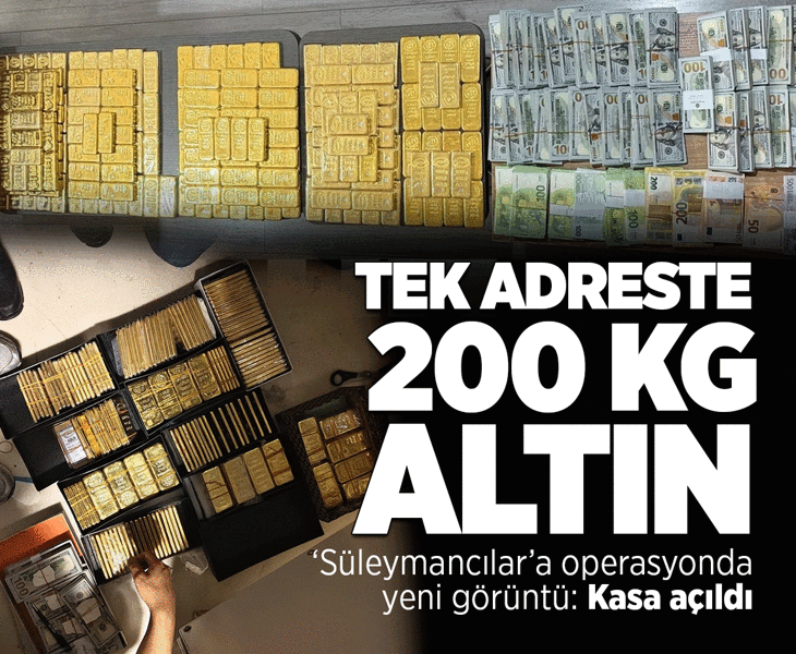 Süleymancılar Cemaati lideri Alihan Kuriş soruşturmasında şok gelişme! 200 kilo külçe altın ele geçirildi