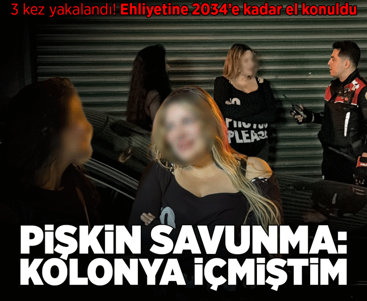 Polisin sabır sınavı! Üçüncü kez yakalandı: Kolonya içmiştim