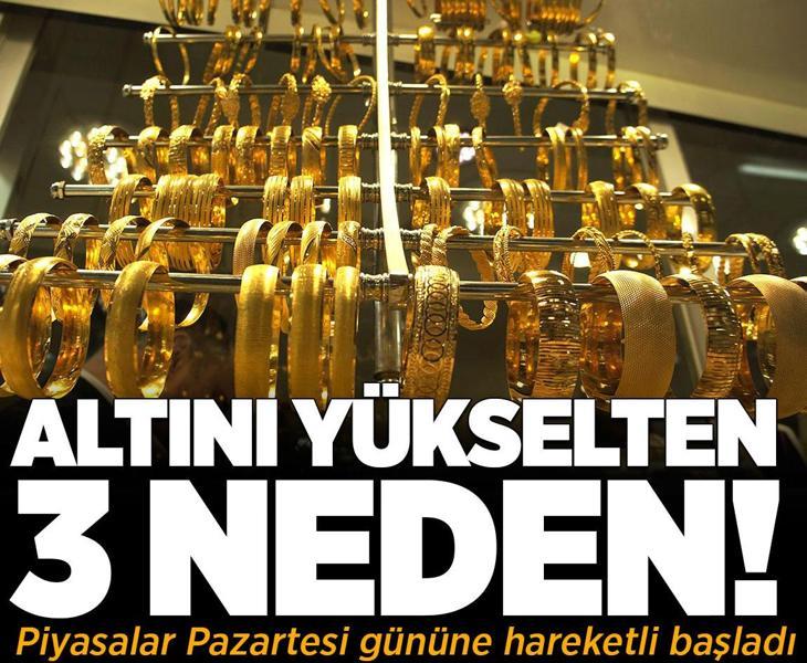 Altın, Pazartesi gününe yükselişle başladı! İşte nedeni...