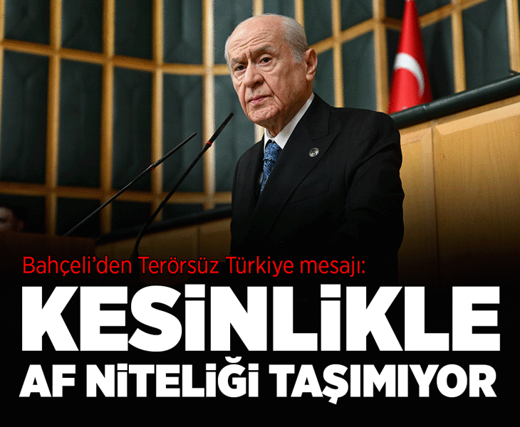 Bahçeli: Terörsüz Türkiye milletin eseri olacak