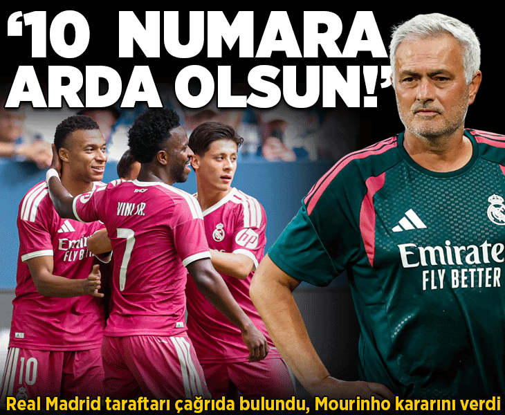 Real Madrid taraftarından Arda Güler çağrısı! Jose Mourinho kararını verdi