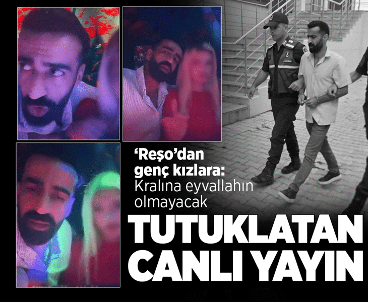 'Reşo'yu tutuklatan canlı yayın! 'Kralına eyvallahın olmayacak'