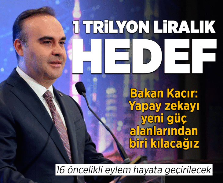 Bakan Kacır: Yapay zekada dönüşümün öncülerinden olacağız